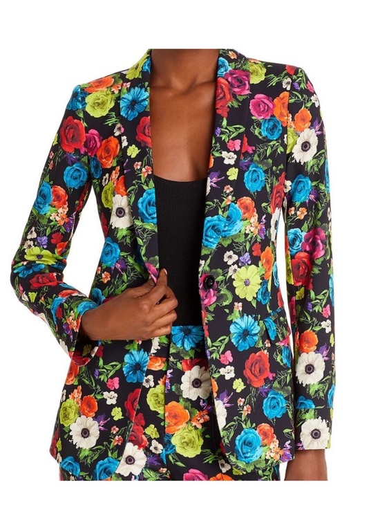 Alice + Olivia Jackets & Blazers - Alice + Olivia Macey floral blazer multicolored Sz 4